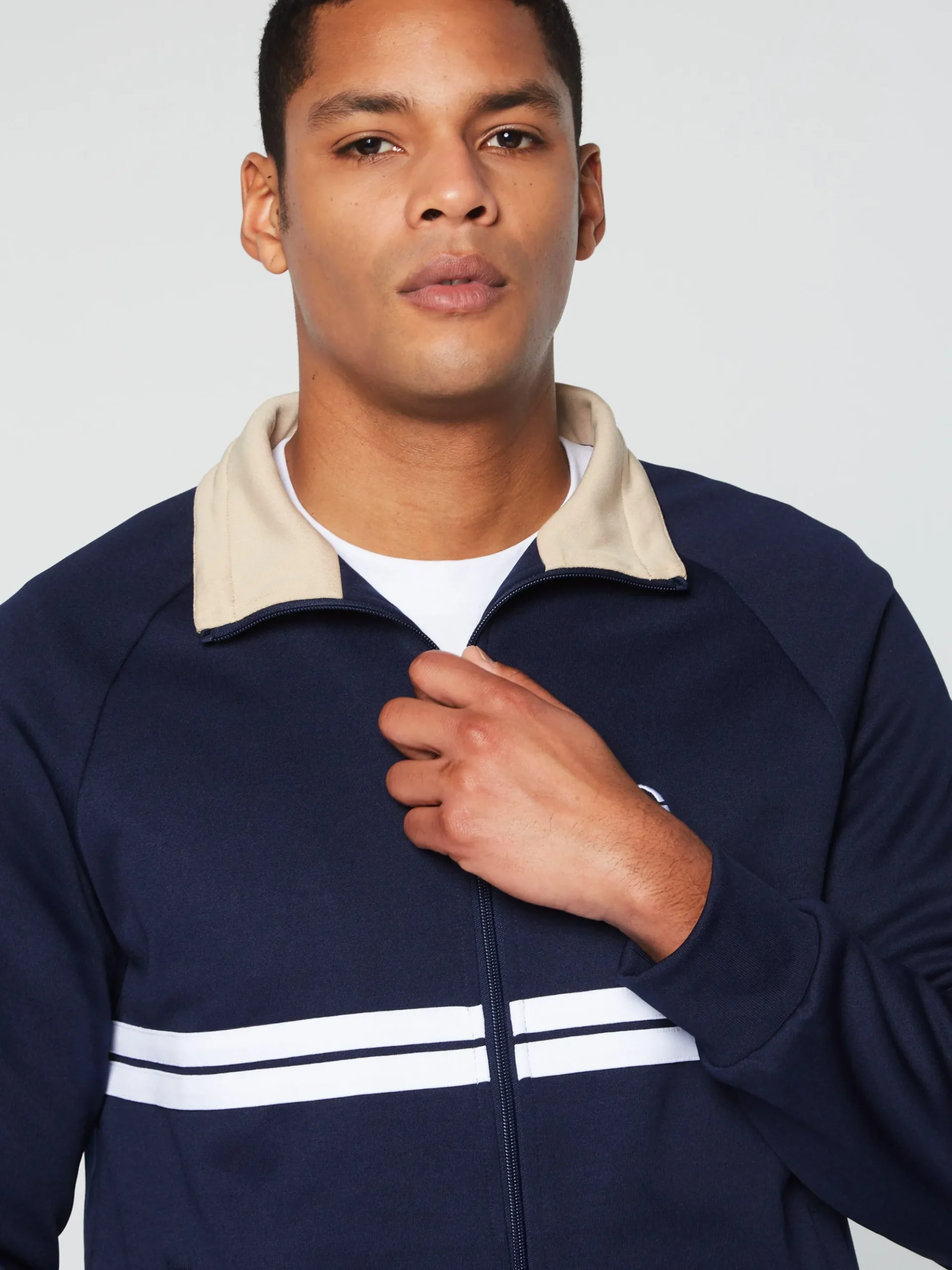 Sergio Tacchini Dallas Track Jacket Archivio- Maritime Blue/ Humus MARITIME BLUE/HUMUS Online