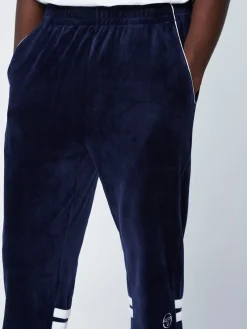 Sergio Tacchini Dallas Velour Track Pants- MARITIME BLUE Hot