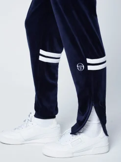 Sergio Tacchini Dallas Velour Track Pants- MARITIME BLUE Hot