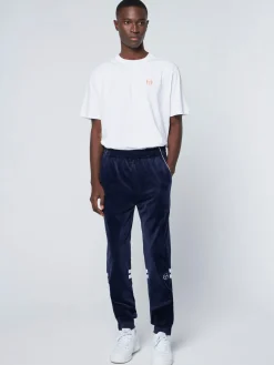 Sergio Tacchini Dallas Velour Track Pants- MARITIME BLUE Hot