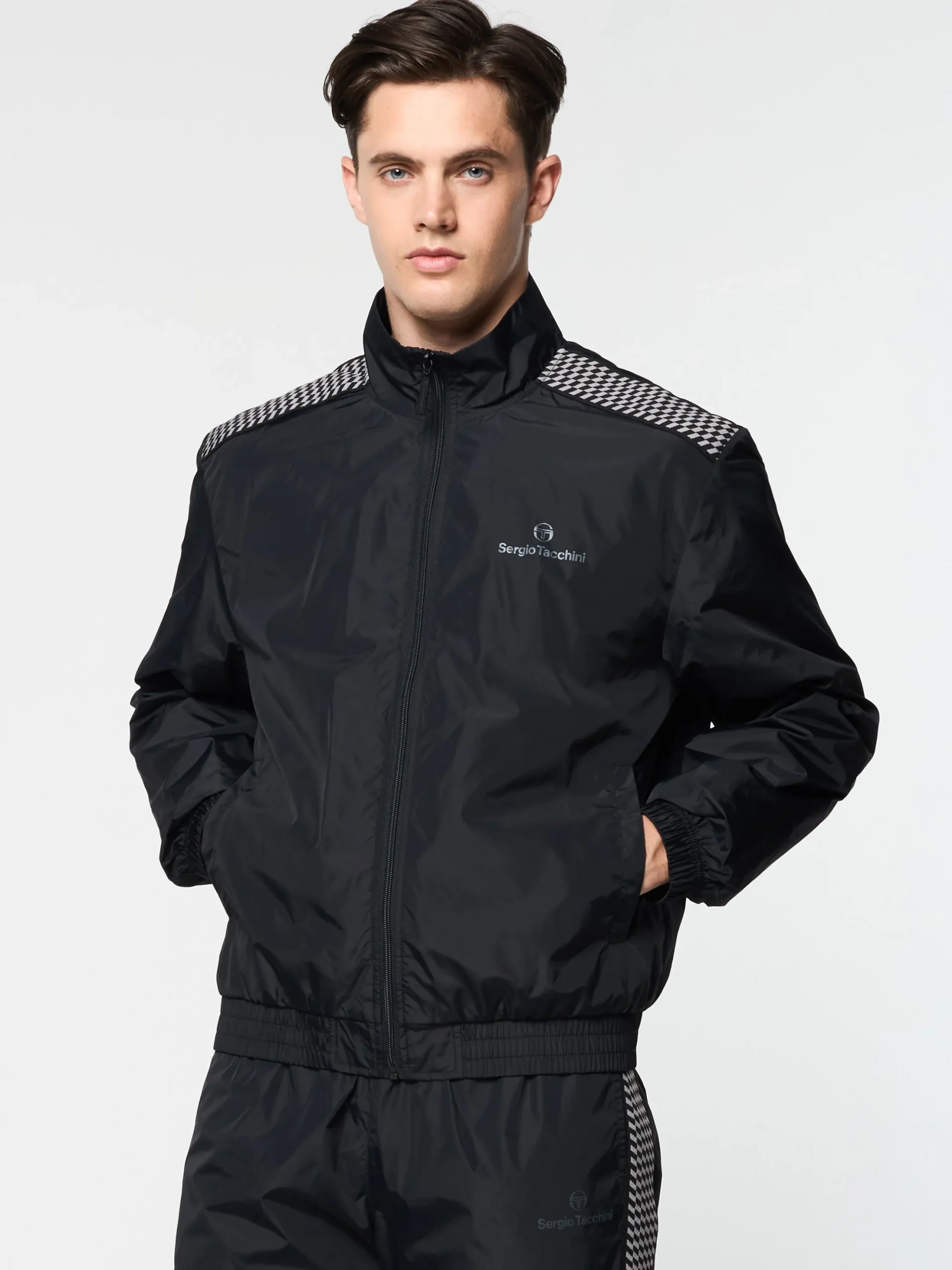 Sergio Tacchini Dama Track Jacket- BLACK BEAUTY Best