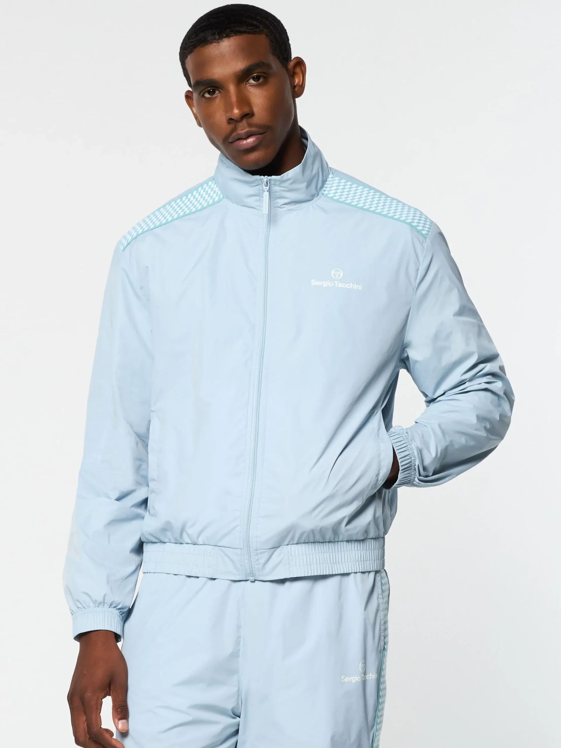 Sergio Tacchini Dama Track Jacket- CELESTIAL BLUE Clearance
