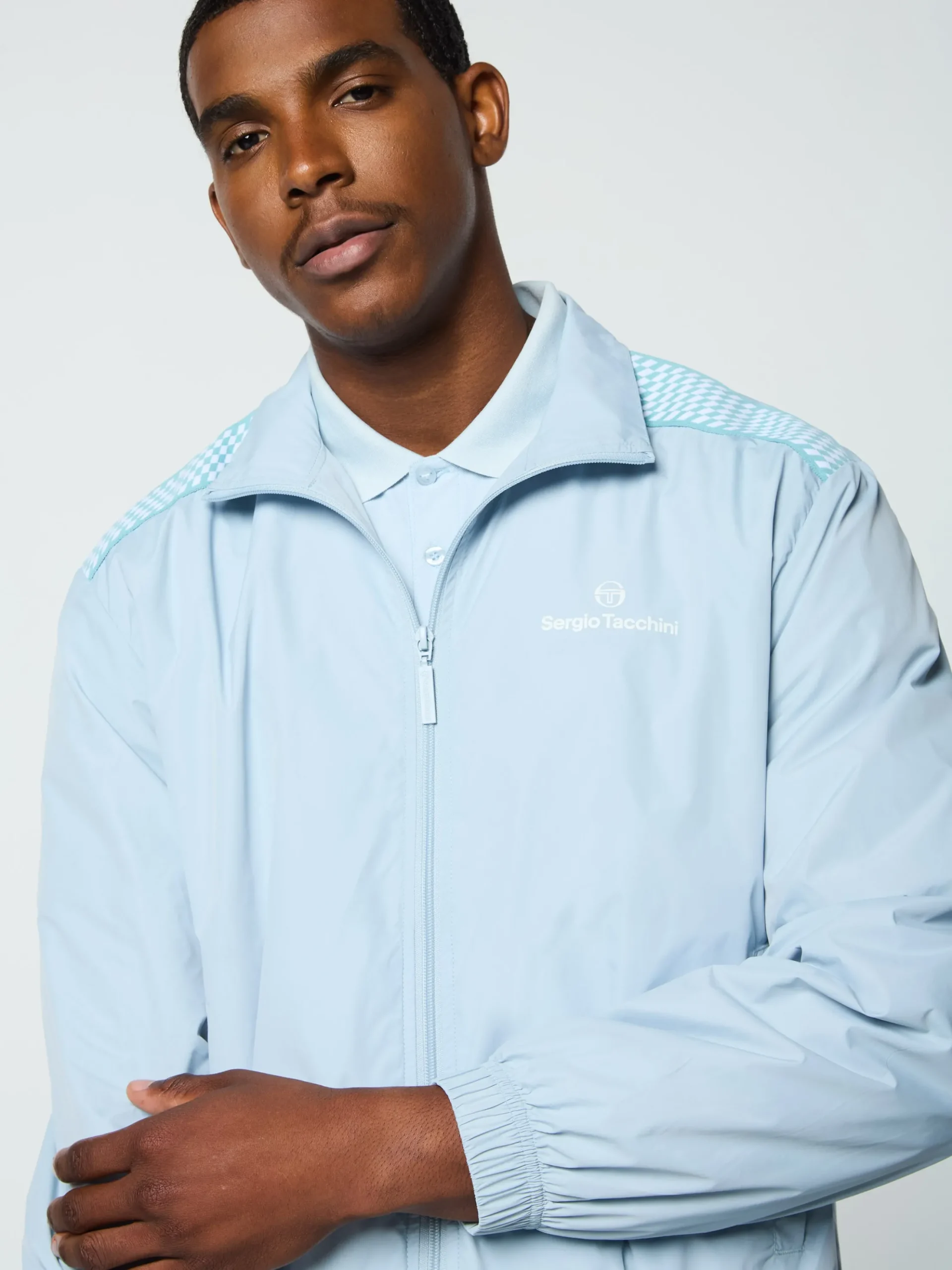 Sergio Tacchini Dama Track Jacket- CELESTIAL BLUE Clearance