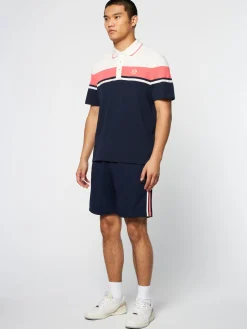 Sergio Tacchini Damarindo Polo Archivio- Gardenia/ Maritime Blue GARDENIA/MARITIME BLUE Sale