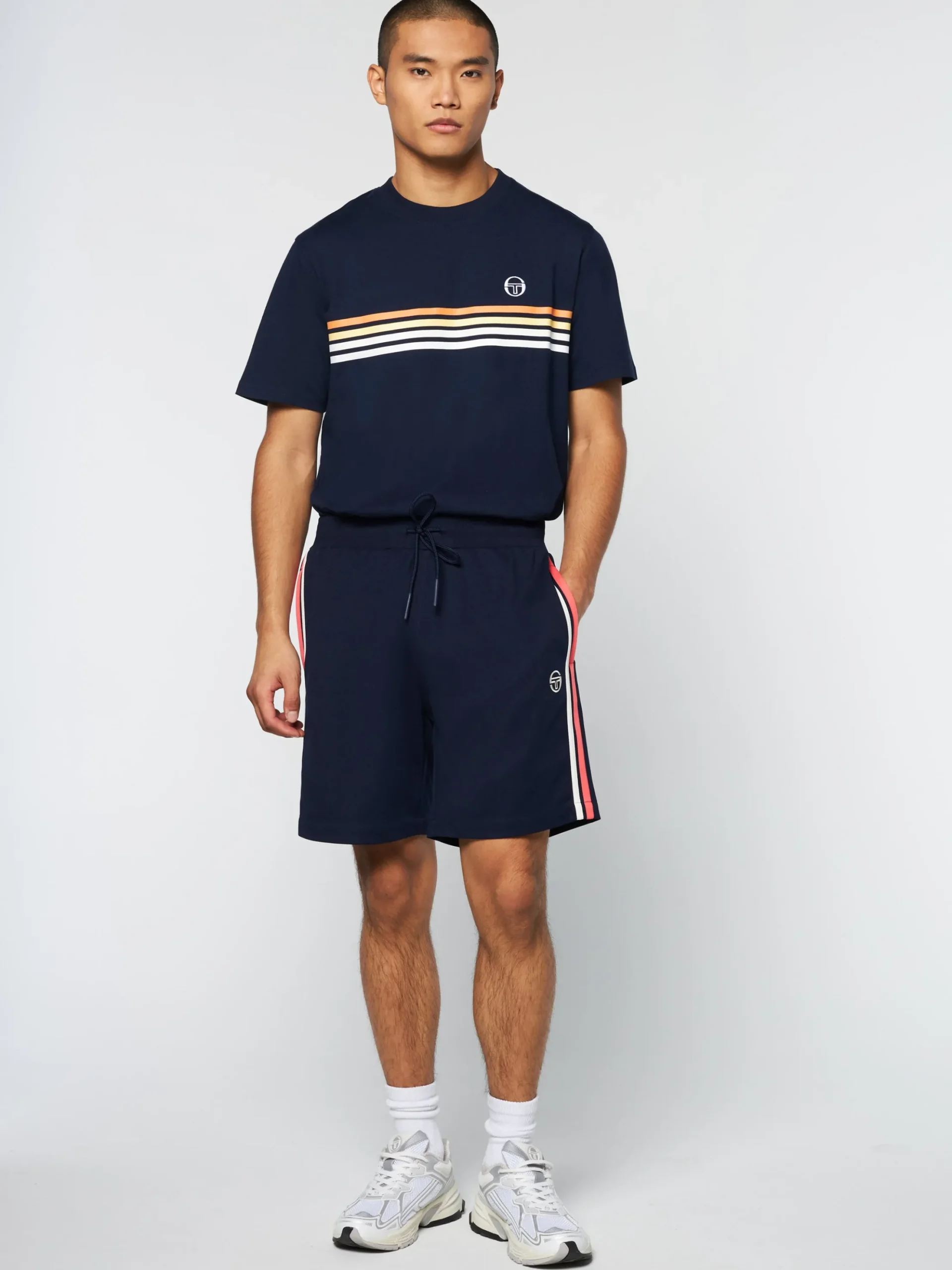 Sergio Tacchini Damarindo Short Archivio- Gardenia/ Maritime Blue GARDENIA/MARITIME BLUE Outlet