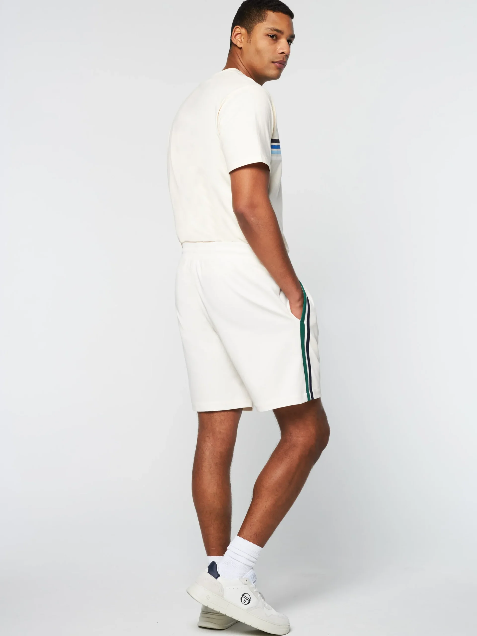 Sergio Tacchini Damarindo Short Archivio- GARDENIA Sale