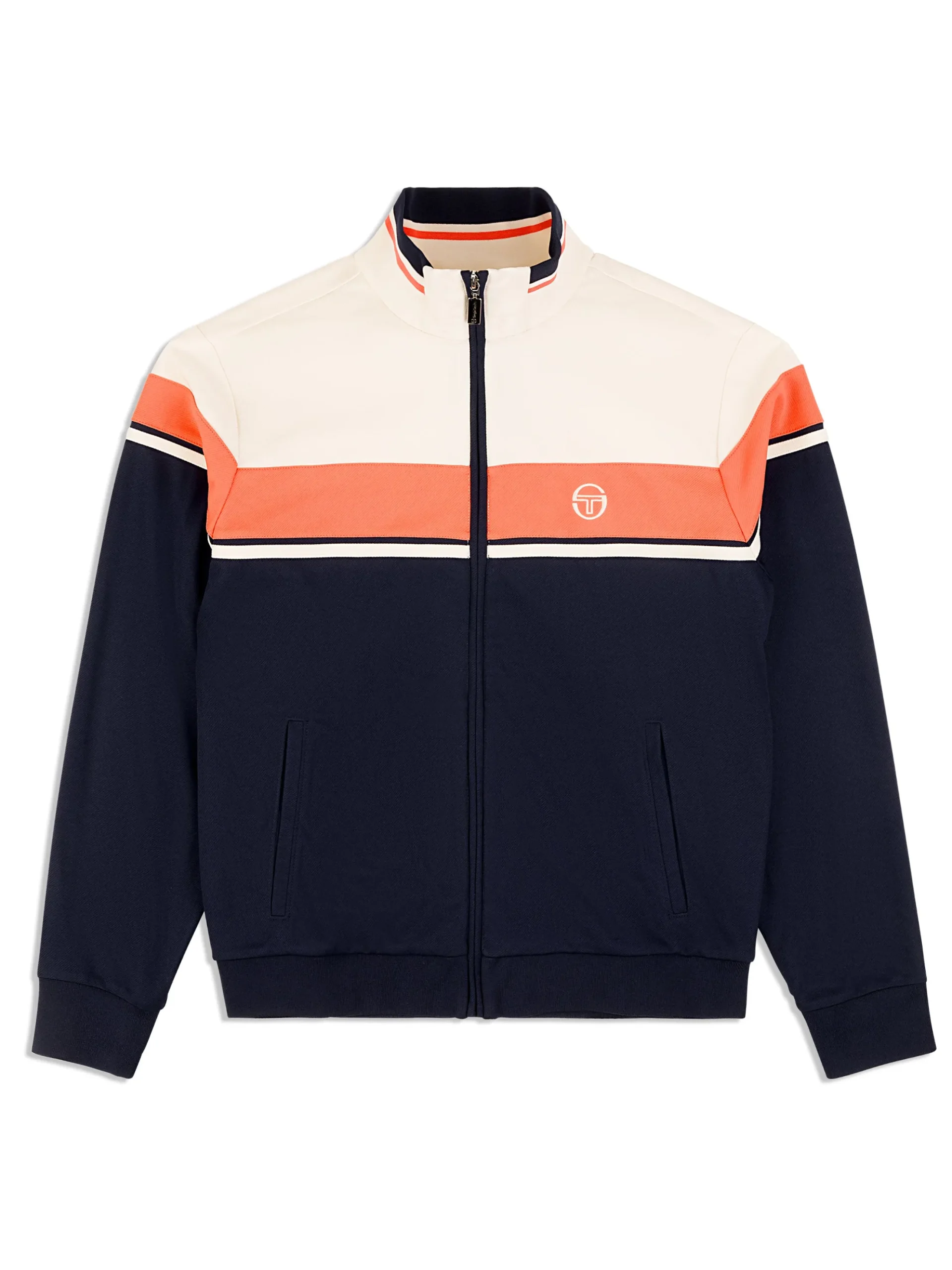Sergio Tacchini Damarindo Track Jacket Archivio- Gardenia/ Maritime Blue GARDENIA/MARITIME BLUE Fashion