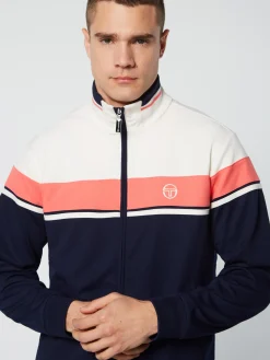 Sergio Tacchini Damarindo Track Jacket Archivio- Gardenia/ Maritime Blue GARDENIA/MARITIME BLUE Fashion