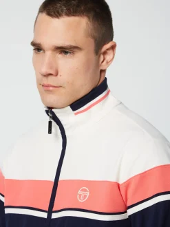 Sergio Tacchini Damarindo Track Jacket Archivio- Gardenia/ Maritime Blue GARDENIA/MARITIME BLUE Fashion