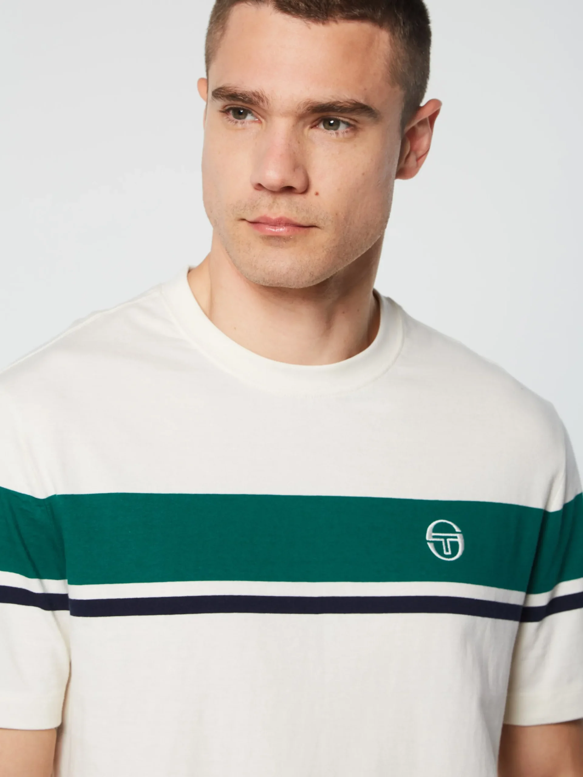 Sergio Tacchini Damarindo T-Shirt Archivio- GARDENIA Discount
