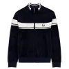 Sergio Tacchini Damarindo Velour Track Jacket- MARITIME BLUE Best