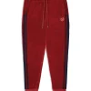 Sergio Tacchini Damarindo Velour Track Pant- Merlot/ Maritime Blue MERLOT/MARITIME BLUE Hot