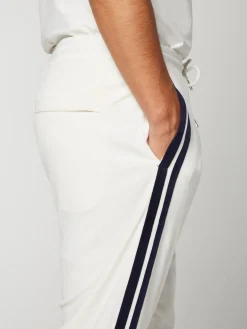 Sergio Tacchini Damarindo Velour Track Pant- GARDENIA New