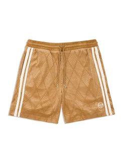 Sergio Tacchini Debossed Damarindo Velour Short- MEERKAT Hot