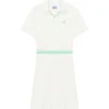 Sergio Tacchini Essential Piqué Collar Dress- OFF WHITE New