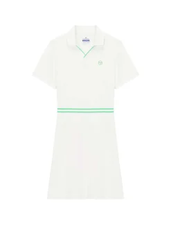 Sergio Tacchini Essential Piqué Collar Dress- OFF WHITE New