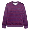Sergio Tacchini Foggia Velour Crewneck- BLACKBERRY CORDIAL Clearance