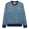 Sergio Tacchini Foggia Velour Crewneck- CORONET BLUE Best