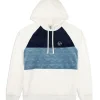 Sergio Tacchini Foggia Velour Debossed Hoodie- GARDENIA Outlet