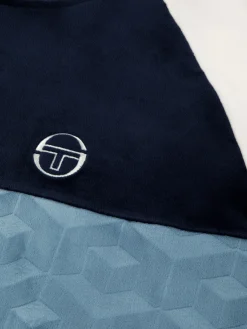 Sergio Tacchini Foggia Velour Debossed Hoodie- GARDENIA Outlet