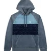 Sergio Tacchini Foggia Velour Debossed Hoodie- GRISAILLE Best