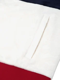 Sergio Tacchini Foggia Velour Debossed Track Jacket- MARITIME BLUE Discount