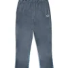 Sergio Tacchini Foggia Velour Debossed Track Pant- GRISAILLE Clearance