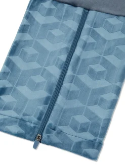 Sergio Tacchini Foggia Velour Debossed Track Pant- GRISAILLE Clearance