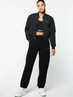 Sergio Tacchini Gabrisa Velour Track Jacket- BLACK BEAUTY Outlet