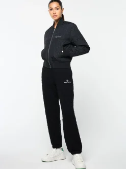 Sergio Tacchini Gabrisa Velour Track Jacket- BLACK BEAUTY Outlet