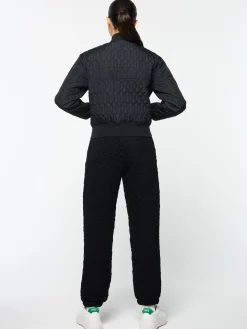 Sergio Tacchini Gabrisa Velour Track Jacket- BLACK BEAUTY Outlet