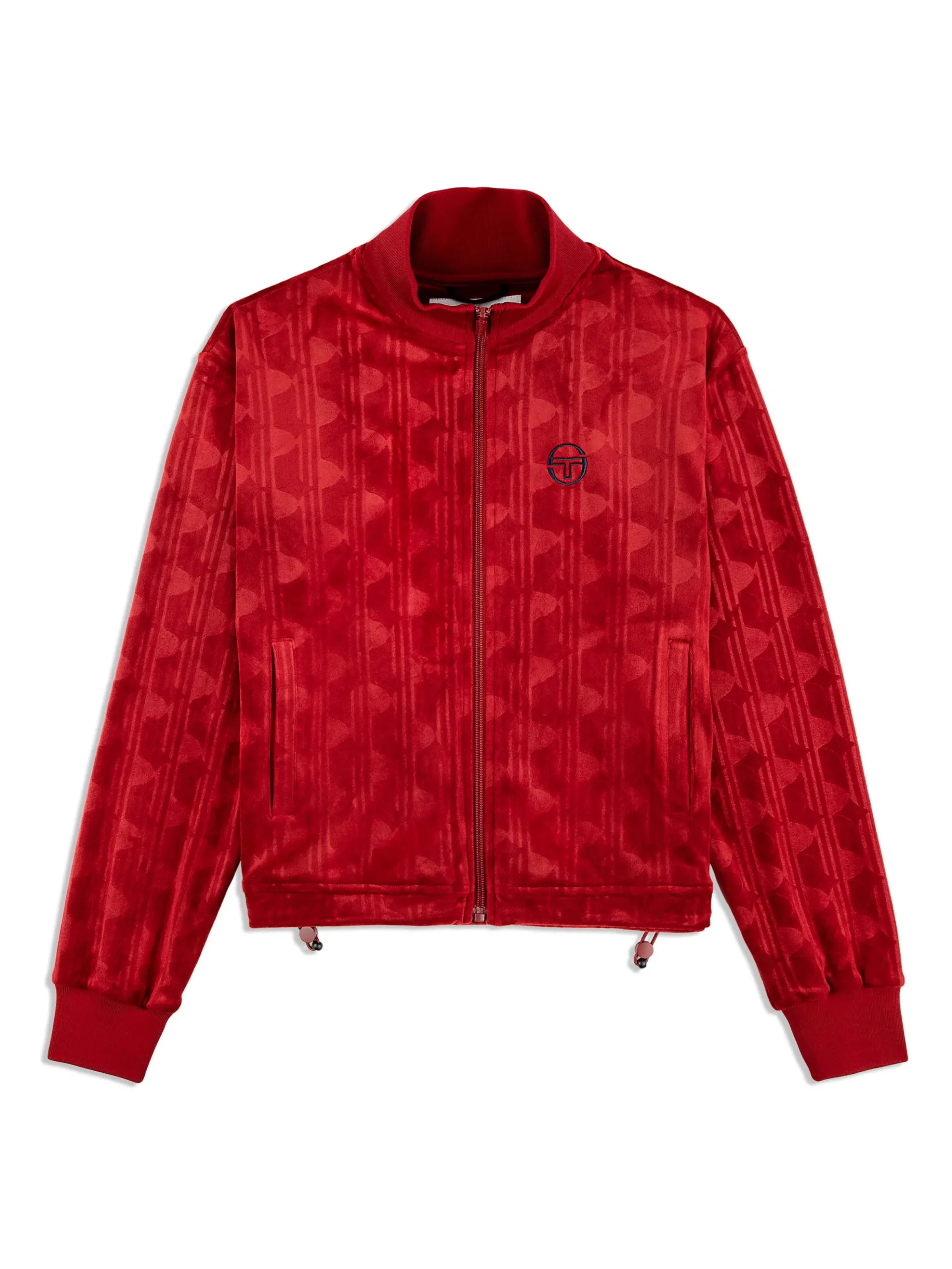 Sergio Tacchini Gabrisa Velour Track Jacket- SUN DRIED TOMATO Outlet