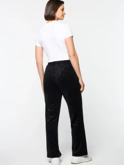 Sergio Tacchini Gabrisa Velour Track Pant- BLACK BEAUTY Outlet