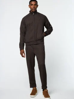 Sergio Tacchini Gessato Suiting Track Jacket- JAVA Discount