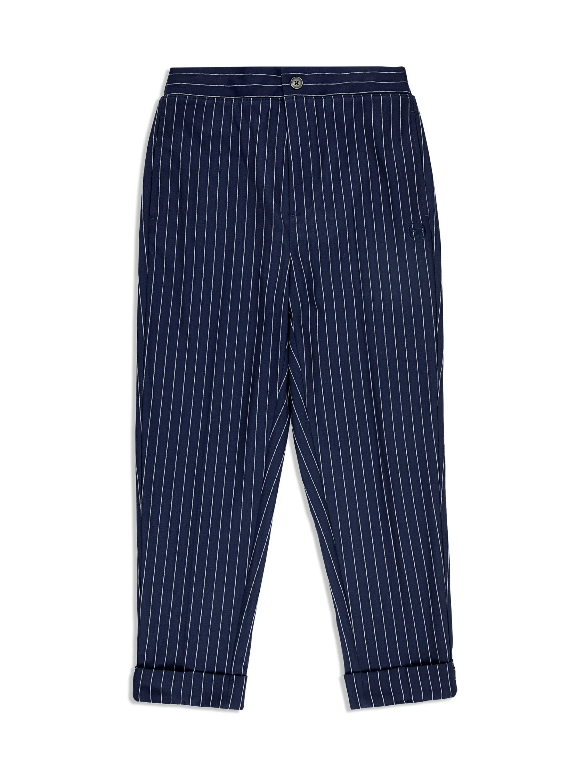 Sergio Tacchini Gessato Suiting Track Pant- MARITIME BLUE Clearance