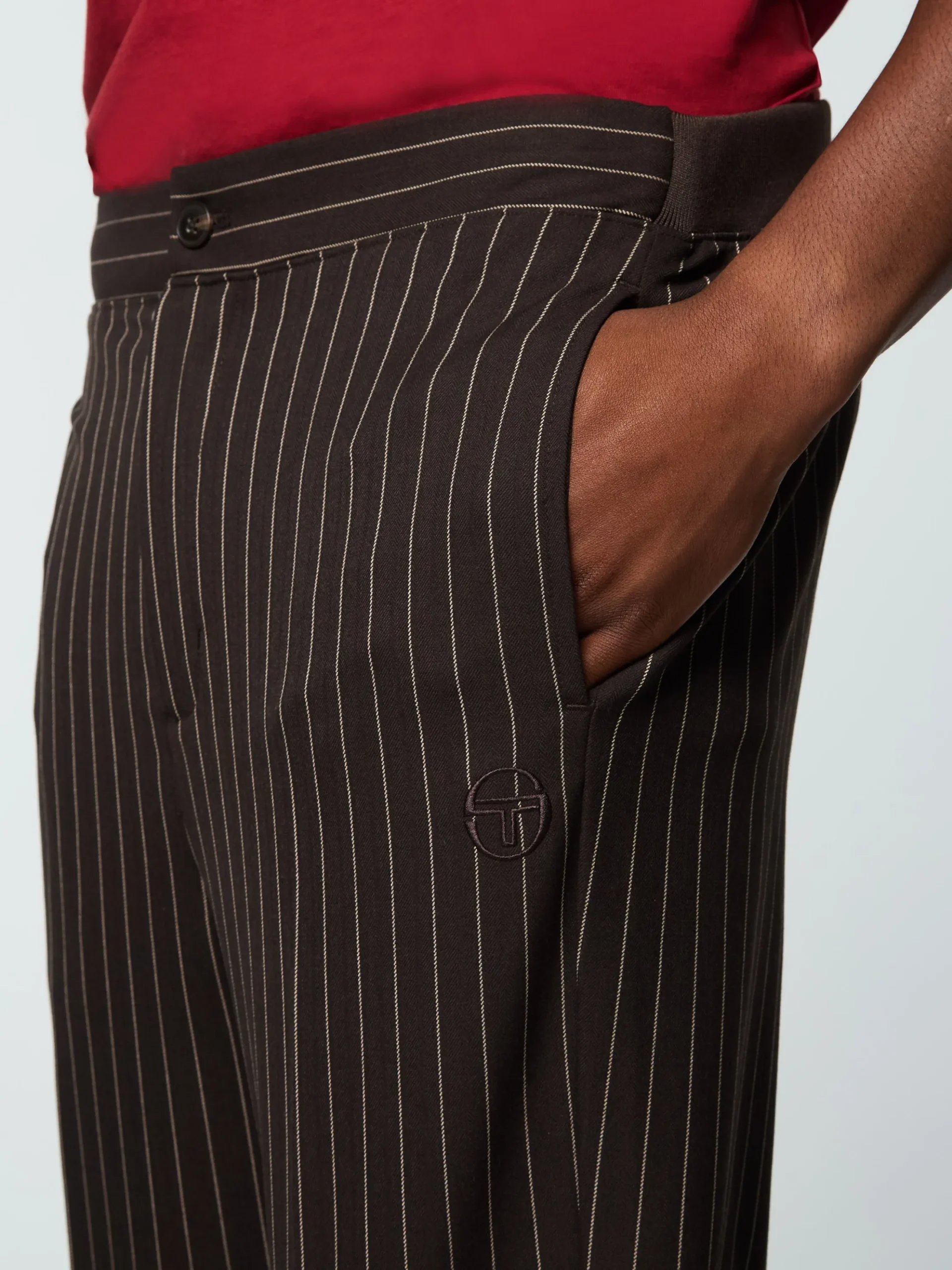 Sergio Tacchini Gessato Suiting Track Pant- JAVA Clearance