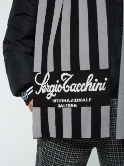 Sergio Tacchini Gioco Jacquard Scarf- BLACK BEAUTY Outlet