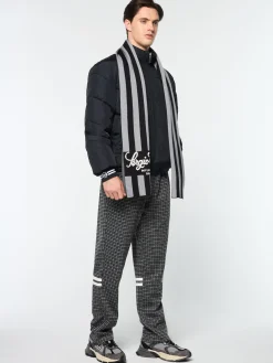 Sergio Tacchini Gioco Jacquard Scarf- BLACK BEAUTY Outlet