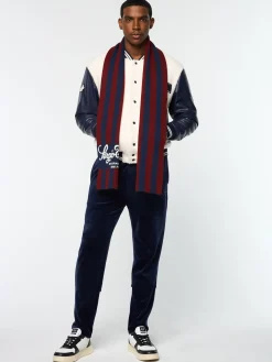 Sergio Tacchini Gioco Jacquard Scarf- MARITIME BLUE Best