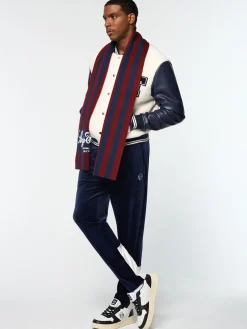 Sergio Tacchini Gioco Jacquard Scarf- MARITIME BLUE Best