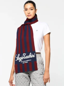 Sergio Tacchini Gioco Jacquard Scarf- MARITIME BLUE Best