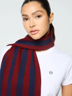 Sergio Tacchini Gioco Jacquard Scarf- MARITIME BLUE Best