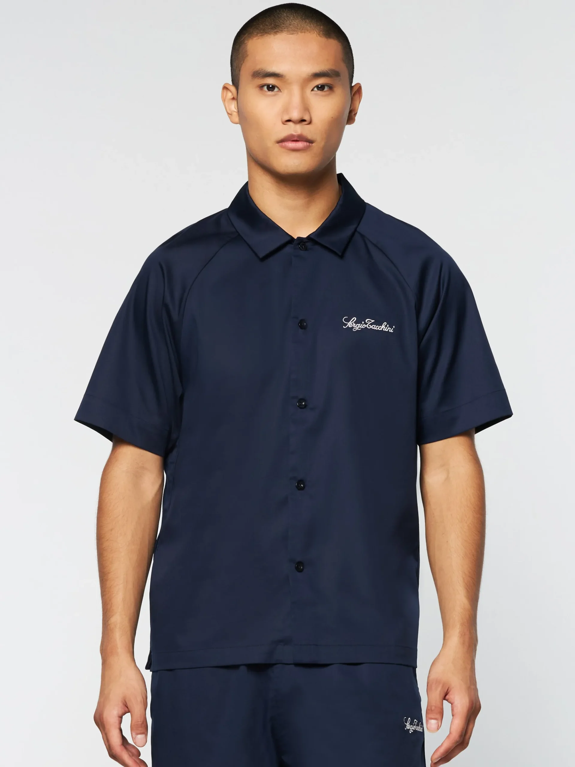 Sergio Tacchini Giorgio Lounge Shirt- MARITIME BLUE Best