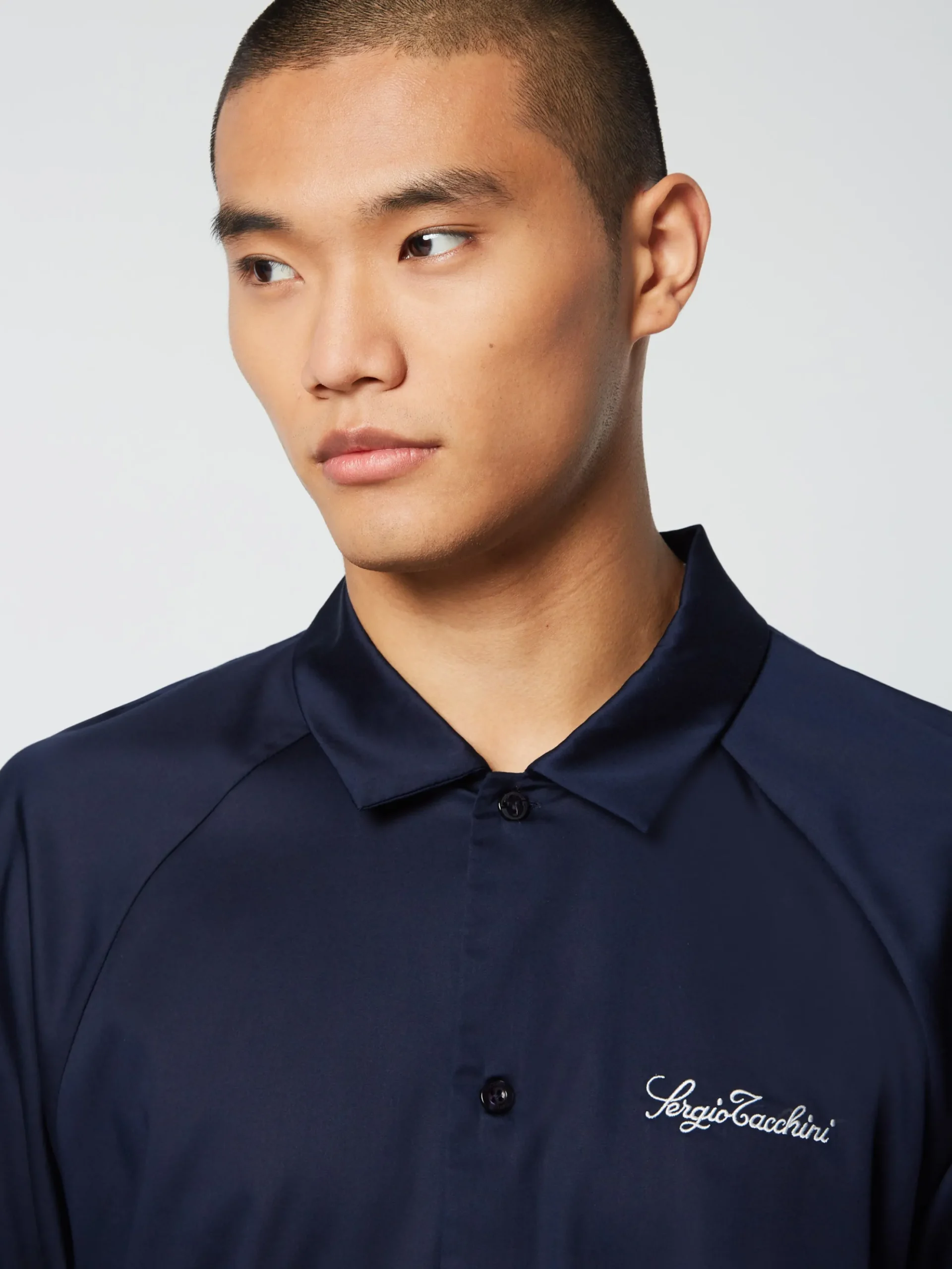 Sergio Tacchini Giorgio Lounge Shirt- MARITIME BLUE Best