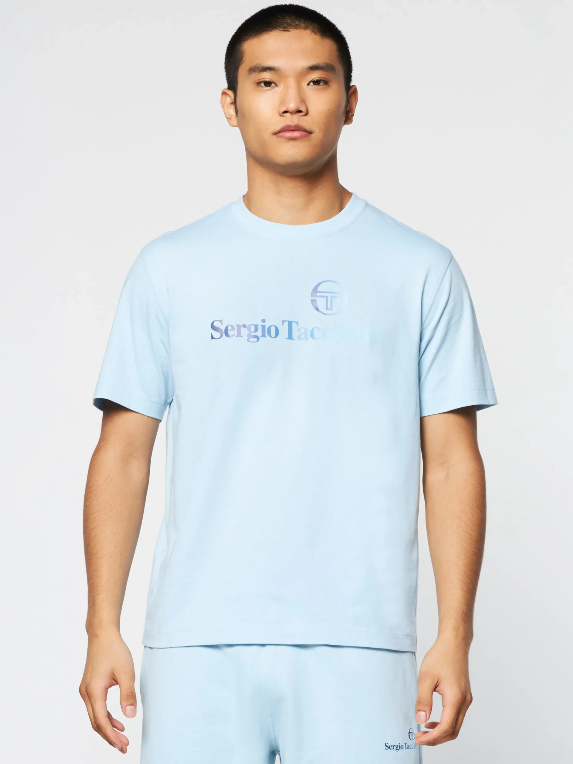 Sergio Tacchini Gradiennte T-Shirt- CLEAR SKY Sale