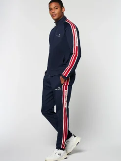 Sergio Tacchini Gromo Tape Track Jacket- MARITIME BLUE Hot