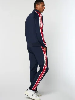 Sergio Tacchini Gromo Tape Track Jacket- MARITIME BLUE Hot