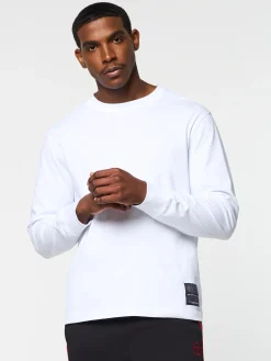 Sergio Tacchini Inverno Long Sleeve T-Shirt- BRILLIANT WHITE Sale
