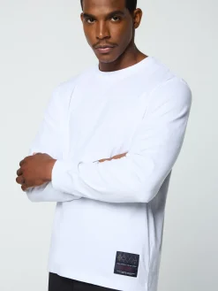 Sergio Tacchini Inverno Long Sleeve T-Shirt- BRILLIANT WHITE Sale