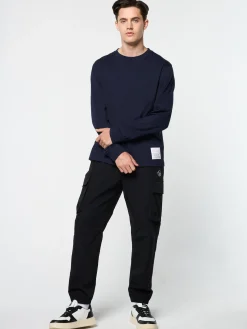 Sergio Tacchini Inverno Long Sleeve T-Shirt- MARITIME BLUE Discount